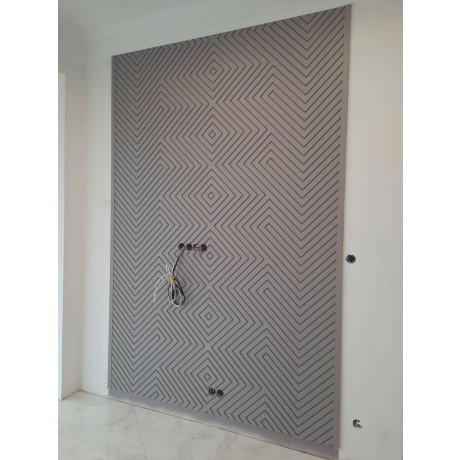 3D панели из полимера Bello Deco Стеновые панели Стеновая панель СП 14 50x50 — фото 4
