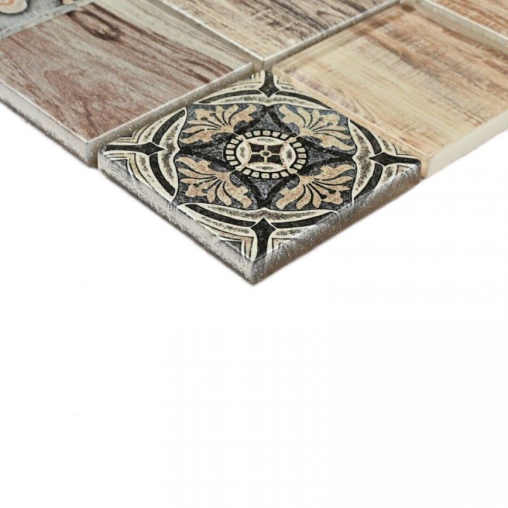 Керамическая Bonaparte Мозаика стеклянная Rabat Beige 30x30 — фото 2