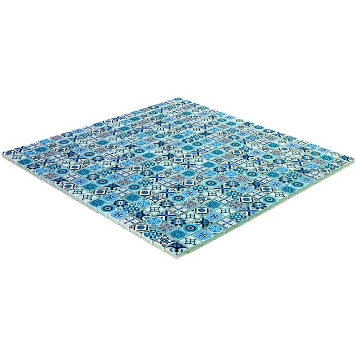 Керамическая Bonaparte Мозаика стеклянная Xindi Blue 30x30 — фото 5