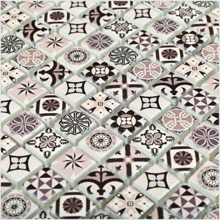 Керамическая Bonaparte Мозаика стеклянная Xindi Grey 30x30 — фото 2