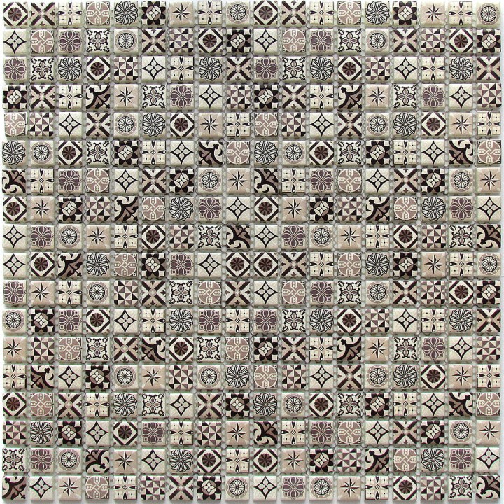 Керамическая Bonaparte Мозаика стеклянная Xindi Grey 30x30 — фото 3