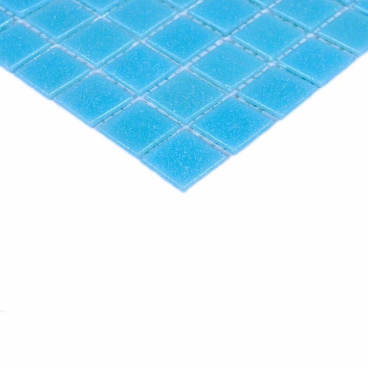 Керамическая Bonaparte Мозаика стеклянная Simple blue на бумаге 31,5x31,5 — фото 2