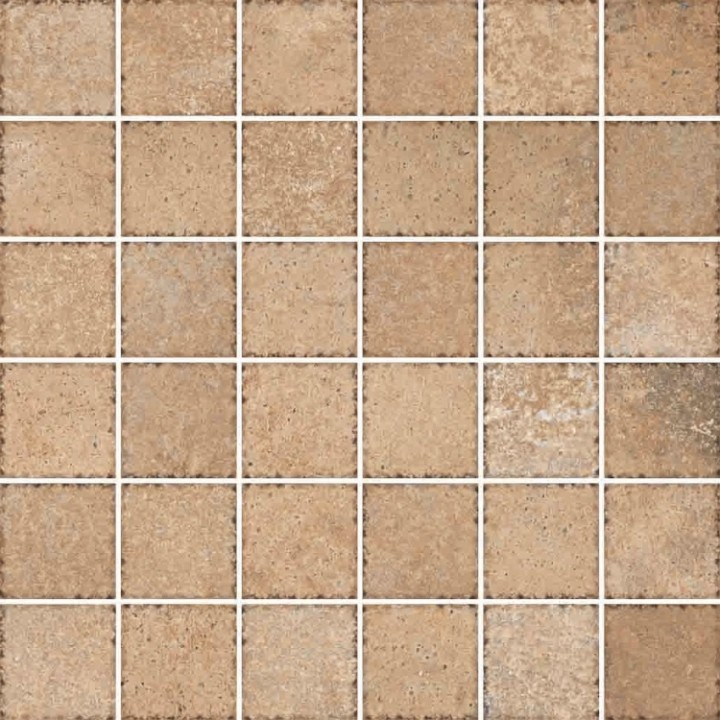 Керамическая Cerdomus Мозаика Cottage Mosaico 4,7x4,7 Ocra 30x30 матовая