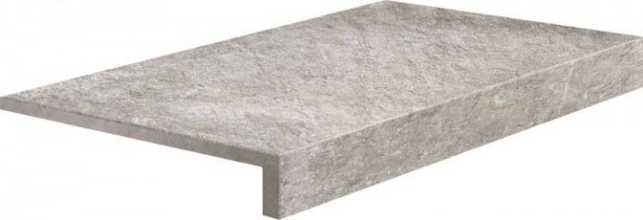 Керамогранитные Cerdomus Ступень Cottage Elemento  quot;L quot; C.Retta Grigio 20x40 матовая