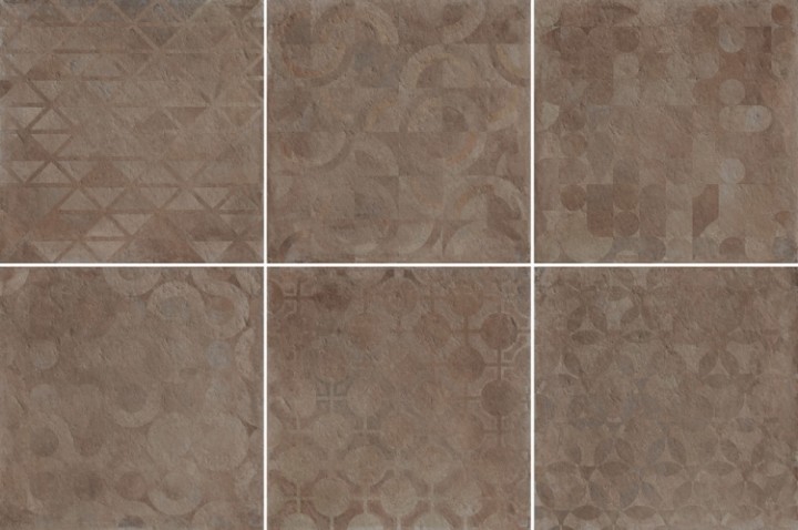 Cerdomus Керамогранит Verve Vintage Cotto (6 soggetti Mix) 60x60 матовый