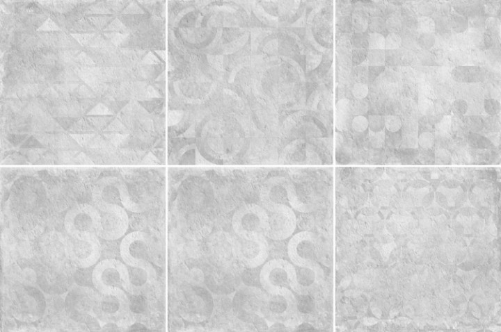 Cerdomus Керамогранит Verve Vintage Grey (6 soggetti Mix) 60x60 матовый