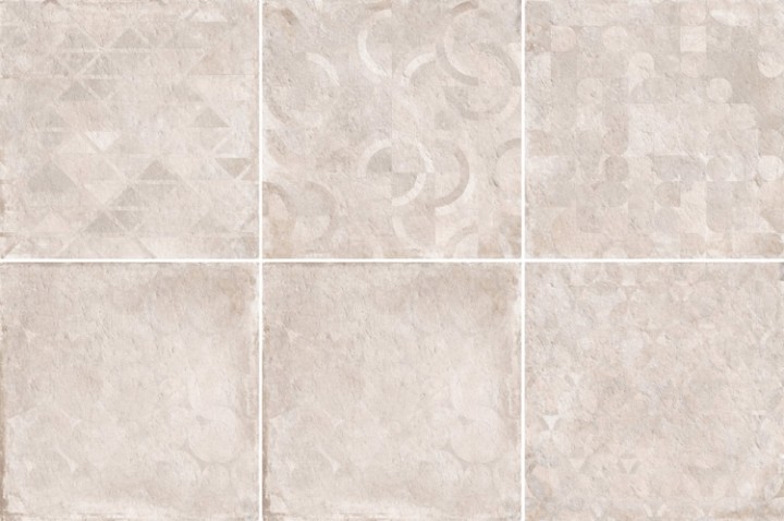 Cerdomus Керамогранит Verve Vintage Ivory (6 soggetti Mix) 60x60 матовый