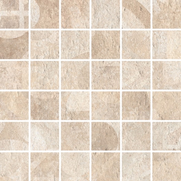 Керамическая Cerdomus Мозаика Verve Mosaico Vintage 4,7x4,7 Beige 30x30 матовая