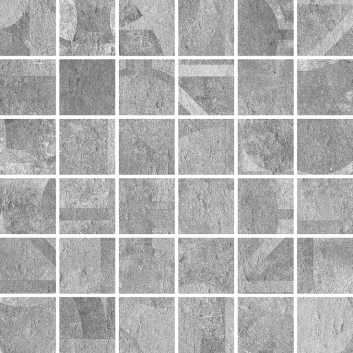 Керамическая Cerdomus Мозаика Verve Mosaico Vintage 4,7x4,7 Charcoal 30x30 матовая
