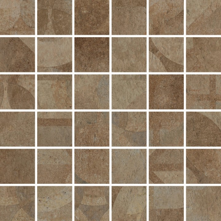 Керамическая Cerdomus Мозаика Verve Mosaico Vintage 4,7x4,7 Cotto 30x30 матовая