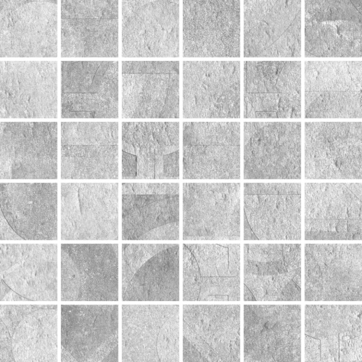 Керамическая Cerdomus Мозаика Verve Mosaico Vintage 4,7x4,7 Grey 30x30 матовая