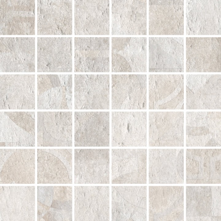 Керамическая Cerdomus Мозаика Verve Mosaico Vintage 4,7x4,7 Ivory 30x30 матовая