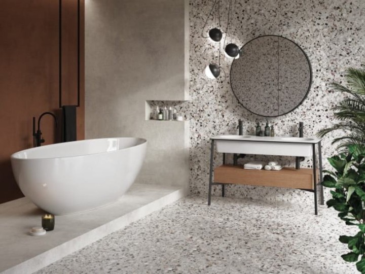 Матовый Cersanit Керамогранит FS4R452 Fancy Stone многоцветный 42х42 — фото 9
