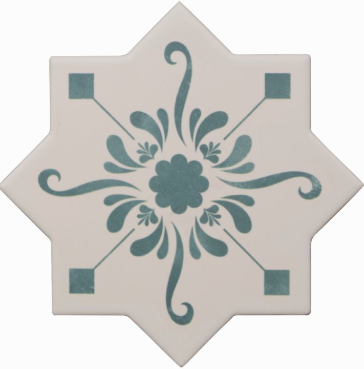 Декор Cevica Becolors Star DEC. Stencil Lagoon 13,2x13,2