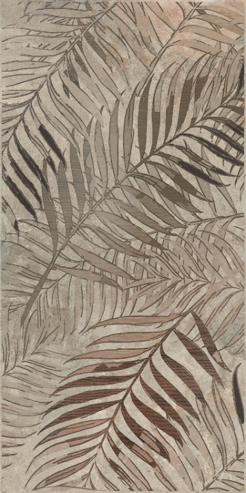 Декор Dado Ceramica Wallpapers Керамогранит 303524 Bronze Fern Rett (2 pcs mix) 60х120 — фото 2