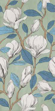 Декор Dado Ceramica Wallpapers Керамогранит 303953 Magnolia Rett (2 pcs mix) 60х120 — фото 2