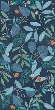 Декор Dado Ceramica Wallpapers Керамогранит 303960 Blue Forest Rett (2 pcs mix) 60х120 — фото 2
