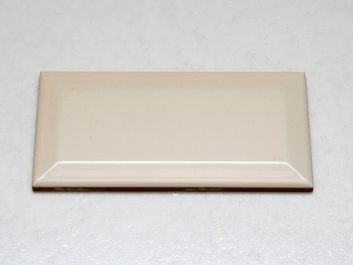 Настенная Biselado / Liso Dar Ceramics Biselado Crema Brillo 7,5x15 — фото 2