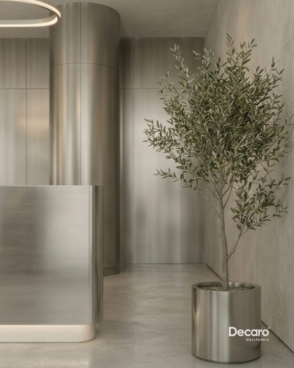 3D панели из полимера Стеновая панель Decaro Wallpanels Metal D1130 120x300 — фото 2