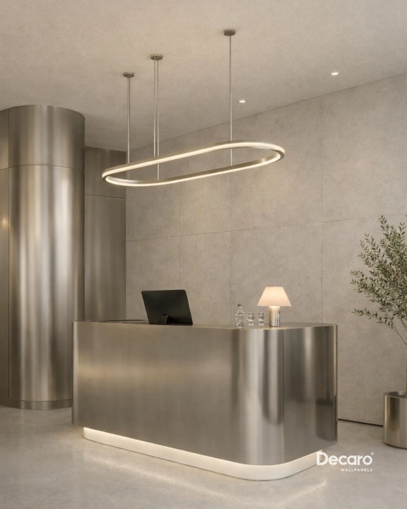 3D панели из полимера Стеновая панель Decaro Wallpanels Metal D1130 120x300 — фото 3