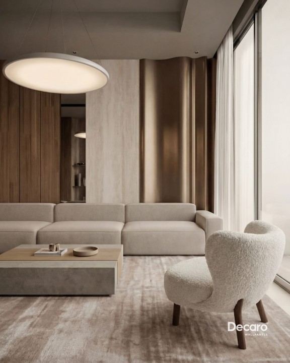 3D панели из полимера Стеновая панель Decaro Wallpanels Metal D1133 120x300 — фото 3