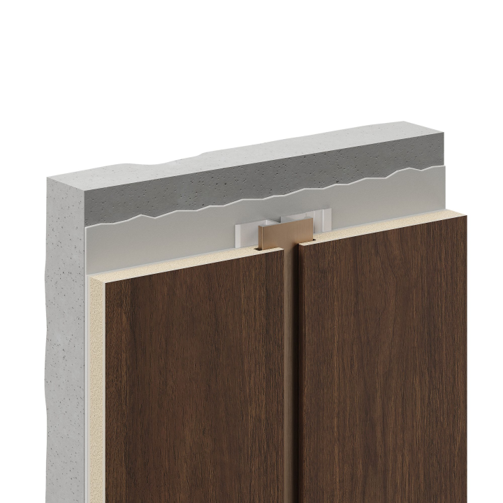 3D панели из полимера Стеновая панель Decaro Wallpanels Wood D1106 120x300 — фото 2