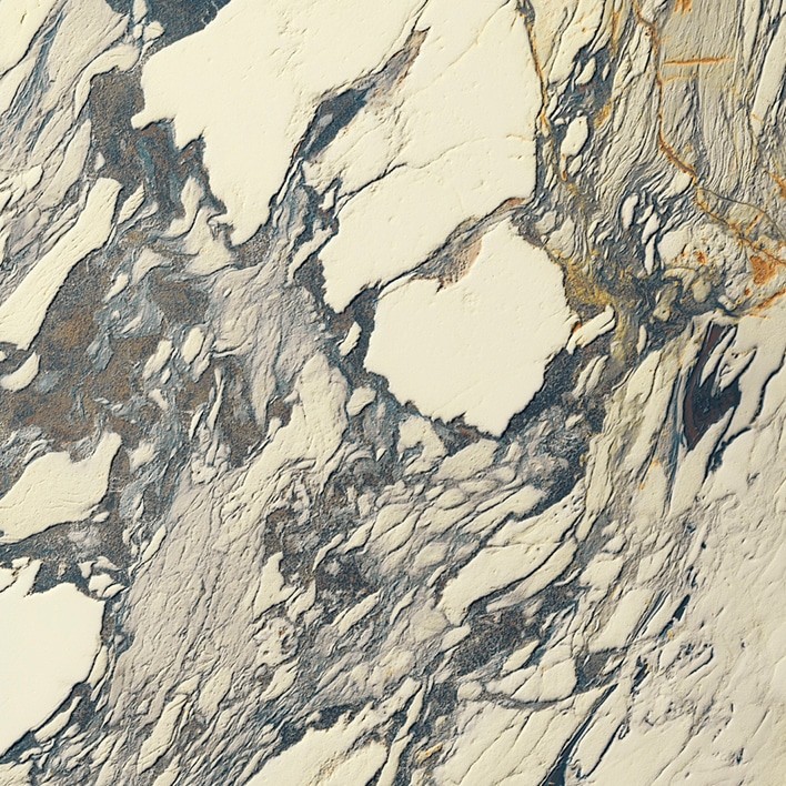 Del Conca Керамогранит G9ME07R Marble Edition Hme 7 Breccia Capraia 60х60 Rett Hard бежевый / серый матовый под мрамор — фото 3