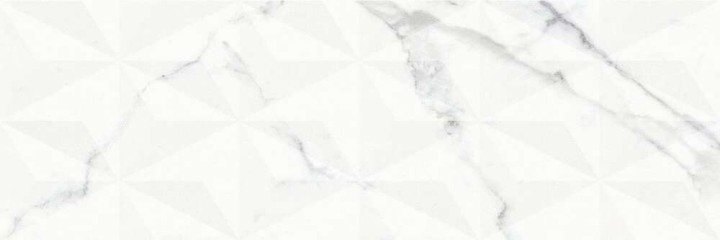 Dogma Плитка настенная Statuario Elegante Triangolo Shine Rettificato 30x90 — фото 2