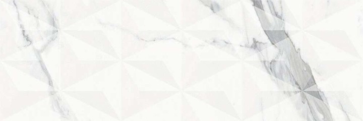 Dogma Плитка настенная Statuario Elegante Triangolo Shine Rettificato 30x90 — фото 3