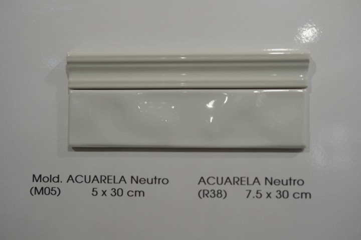 Бордюр El Barco Acuarela Mold Neutro 5x30 — фото 2
