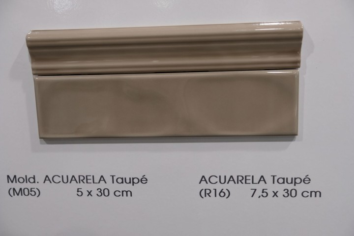 Бордюр El Barco Acuarela Mold Taupe 5x30 — фото 2