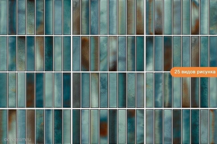Настенная El Barco Borealis Aqua 15x30 — фото 2