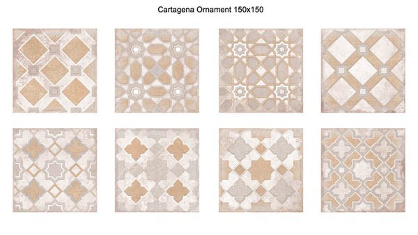 Декор Eletto Настенная плитка Cartagena Ornament 15х15