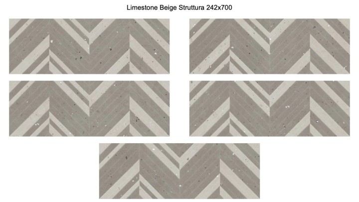 Настенная Плитка Eletto Ceramica 00-00108449 Limestone Beige Struttura 24.2х70 — фото 6