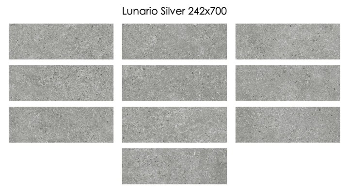 Настенная Плитка Eletto Ceramica 00-00108499 Lunario Silver 24.2х70 — фото 11