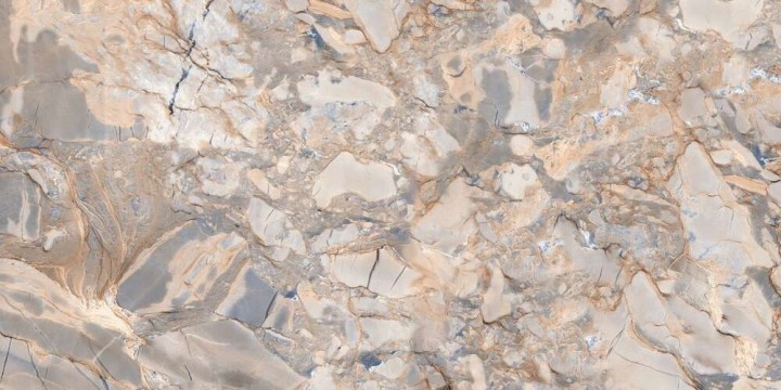 Полированный Ennface Accent Керамогранит ENACN1032GL60120 Breccia Oceanic Glossy 600х1200х9 — фото 4