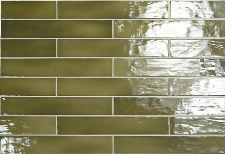 Настенная Equipe Manacor Basil Green 6,5x40