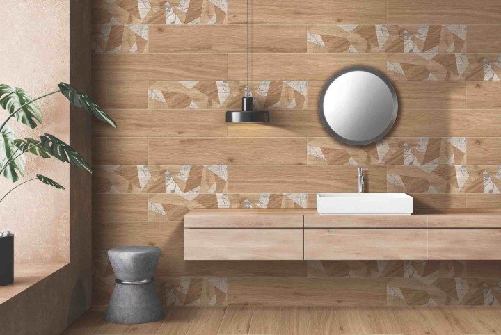 Матовый Eurotile Ind Керамогранит 7930138703791 Brich Wood Beige 20х120 — фото 2