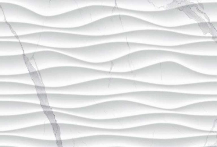 Настенная Eurotile Statuario White Плитка 9 SR 0105 Statuario Wave 27х40 — фото 2