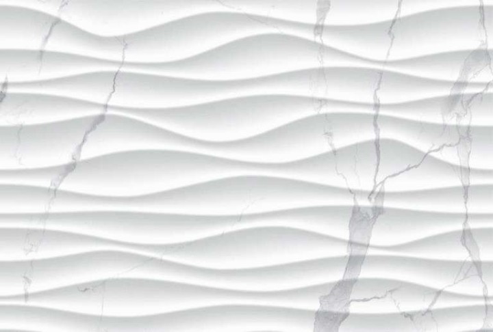 Настенная Eurotile Statuario White Плитка 9 SR 0105 Statuario Wave 27х40 — фото 6