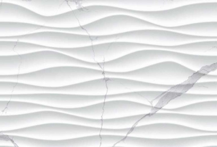 Настенная Eurotile Statuario White Плитка 9 SR 0105 Statuario Wave 27х40 — фото 9