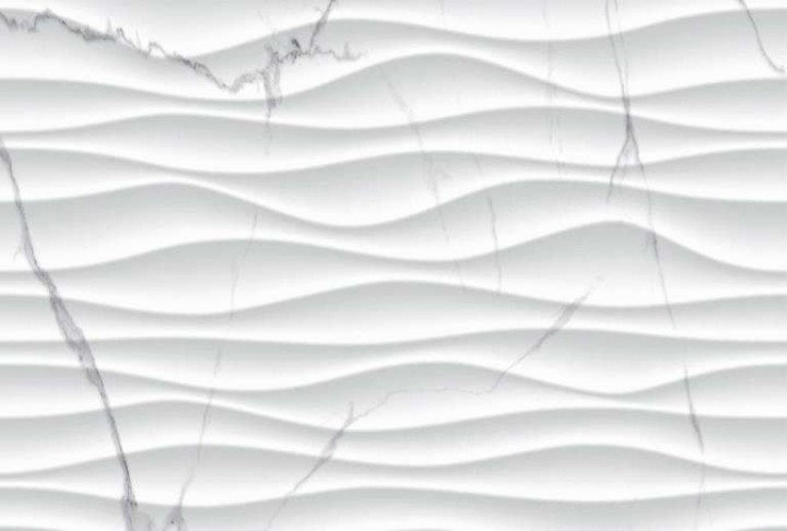 Настенная Eurotile Statuario White Плитка 9 SR 0105 Statuario Wave 27х40 — фото 10