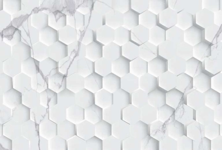 Настенная Eurotile Statuario White Плитка 9 SR 0205 Statuario Pixel 27х40 — фото 12