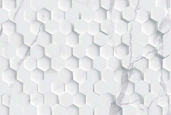 Настенная Eurotile Statuario White Плитка 9 SR 0205 Statuario Pixel 27х40 — фото 5