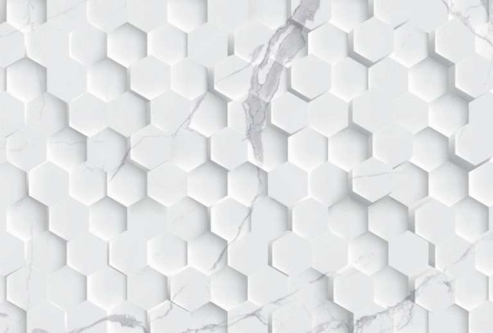 Настенная Eurotile Statuario White Плитка 9 SR 0205 Statuario Pixel 27х40 — фото 8