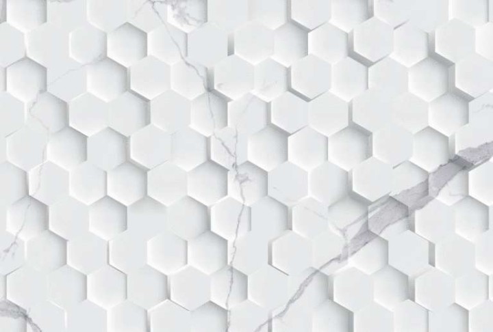 Настенная Eurotile Statuario White Плитка 9 SR 0205 Statuario Pixel 27х40 — фото 9