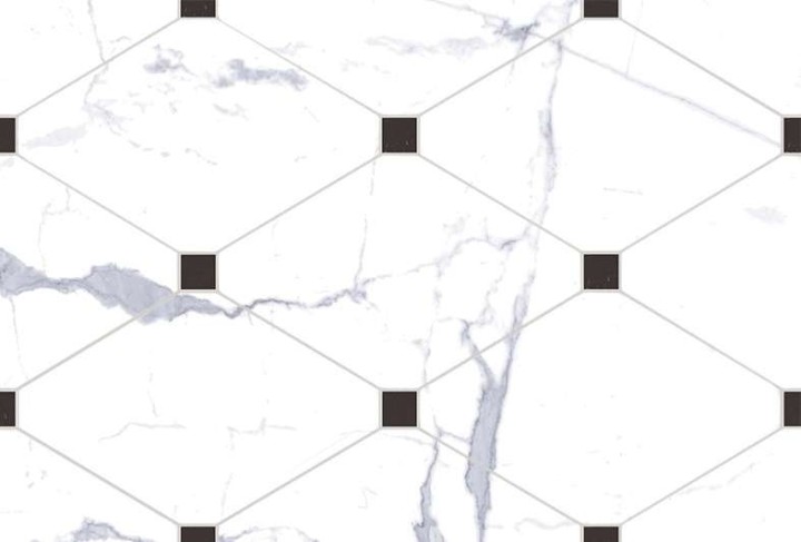 Настенная Eurotile Statuario White Плитка 9 SR 0305 Statuario 27х40 — фото 4