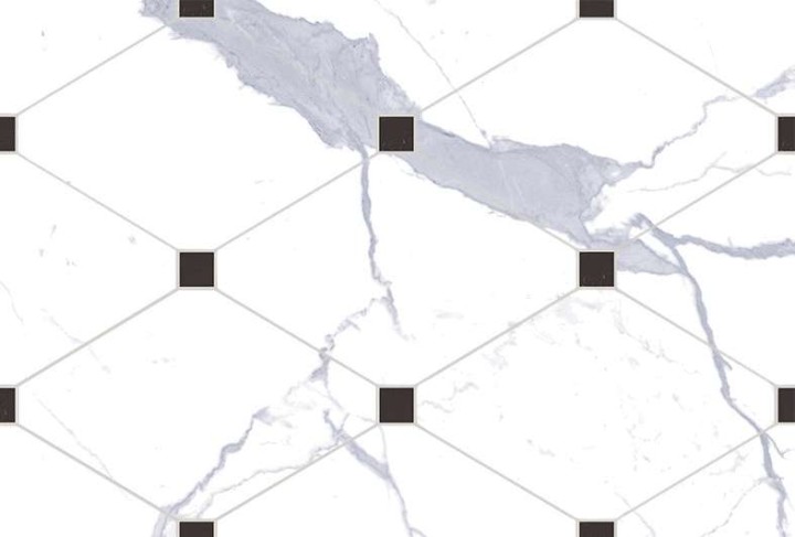 Настенная Eurotile Statuario White Плитка 9 SR 0305 Statuario 27х40 — фото 5