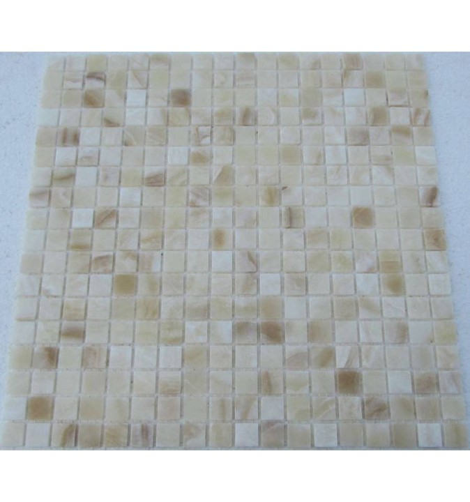 Мраморная FK Marble Classic Mosaic Мозаика из оникса полированная Caramel Onyx 15-4P мозаика из оникса 30x30 — фото 2