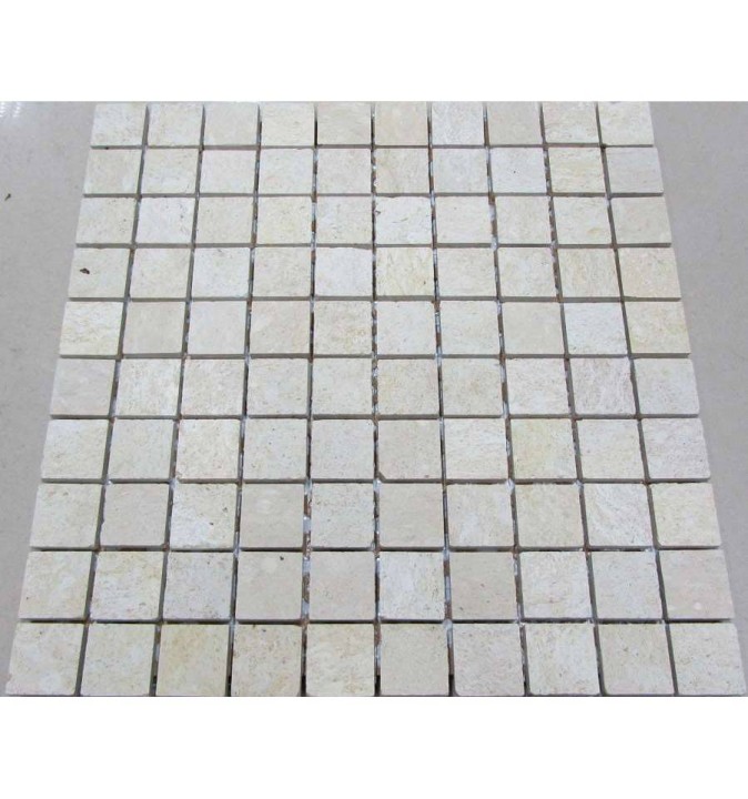 Мраморная FK Marble Classic Mosaic Мозаика из травертина шлифованная Travertine 30-7M 31,5x31,5 — фото 2